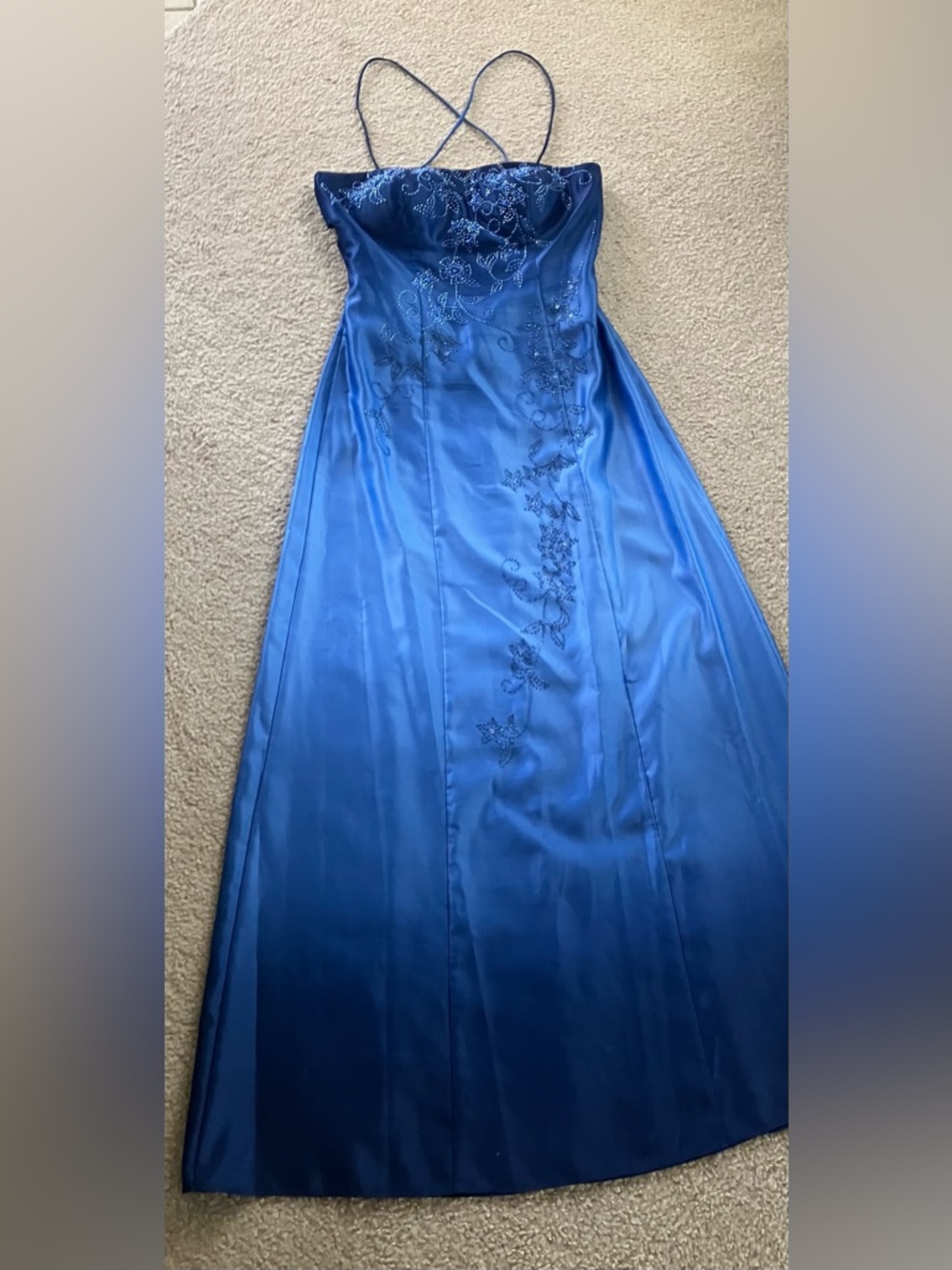 JUMP apparel co. by Wendye Chaitin beautiful 💙 sequin dress/gown